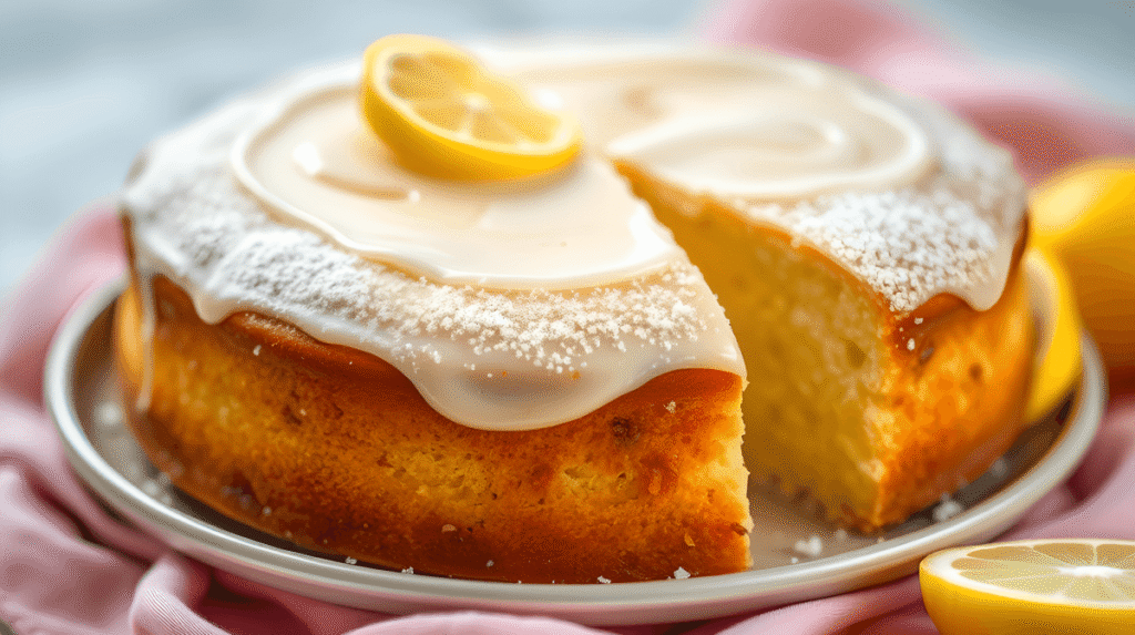 Lemon Curd Cake