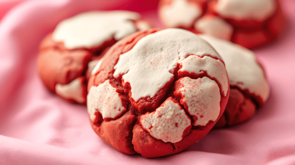 Red Velvet Cake Mix Cookies