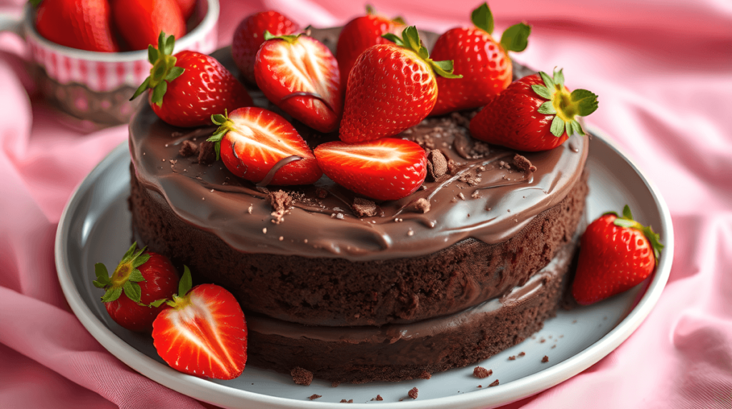Strawberry Chocolate Cake
