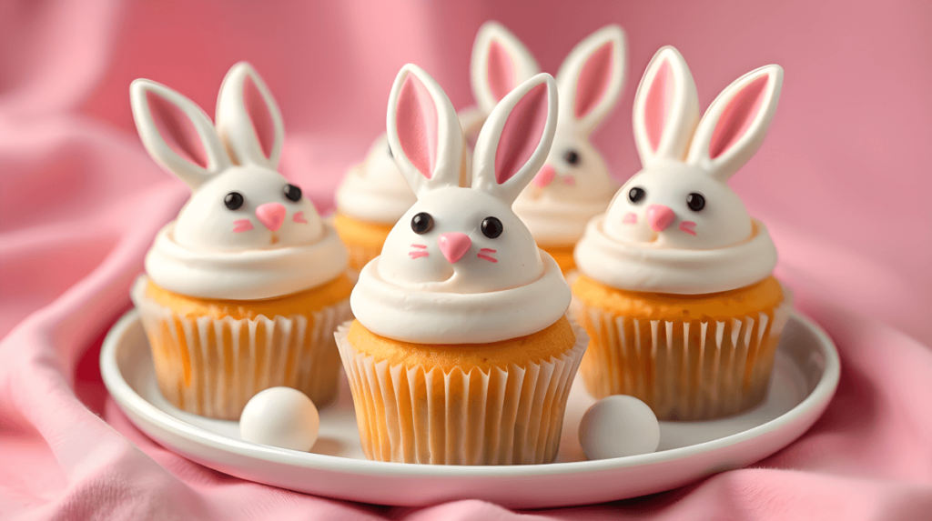 Easter Bunny Cupcakes