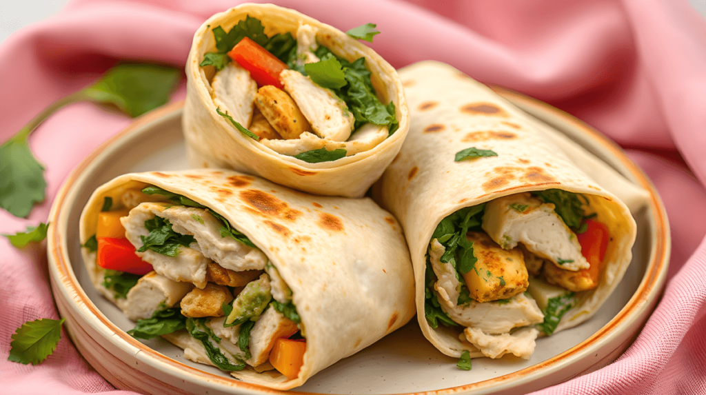 Chicken Pesto Wraps