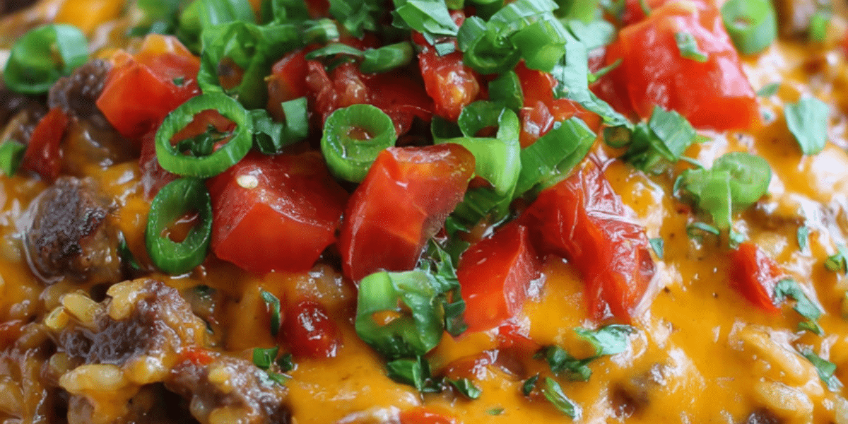Steak Queso Rice Recipe 1 Steak Queso Rice Recipe