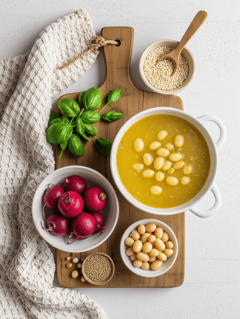 High Protein White Bean Soup: Your New Favorite Easy Weeknight Meal! 3 Step-by-step making of High Protein White Bean Soup in progress
