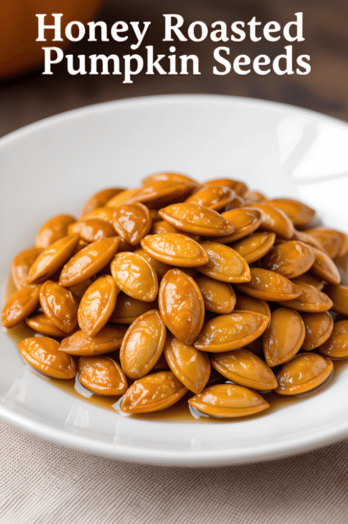 Irresistible Honey Roasted Pumpkin Seeds Recipe 3 Step-by-step making of Honey Roasted Pumpkin Seeds in progress