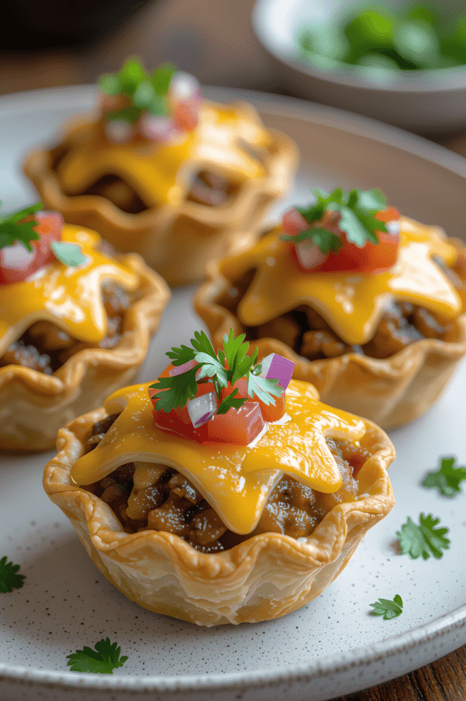 Ghost Mini Taco Pies: A Spooktacularly Fun Family Dinner! 3 Step-by-step making of Ghost Mini Taco Pies in progress