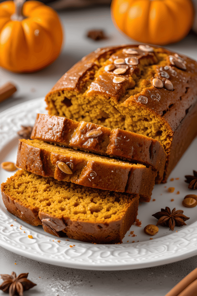 Delicious Pumpkin Bread Recipe: Your Ultimate Fall Comfort! 2 Fresh ingredients for Delicious Pumpkin Bread on rustic board