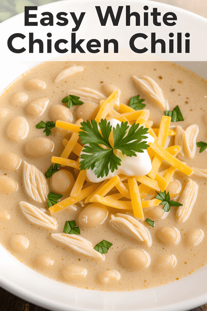 The Easiest, Coziest White Chicken Chili 2 Easy White Chicken Chili