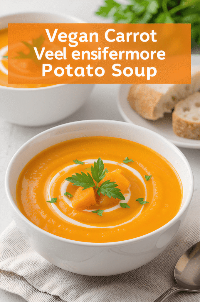 My Vibrant & Velvety Vegan Carrot Potato Soup 2 Vegan Carrot Potato Soup