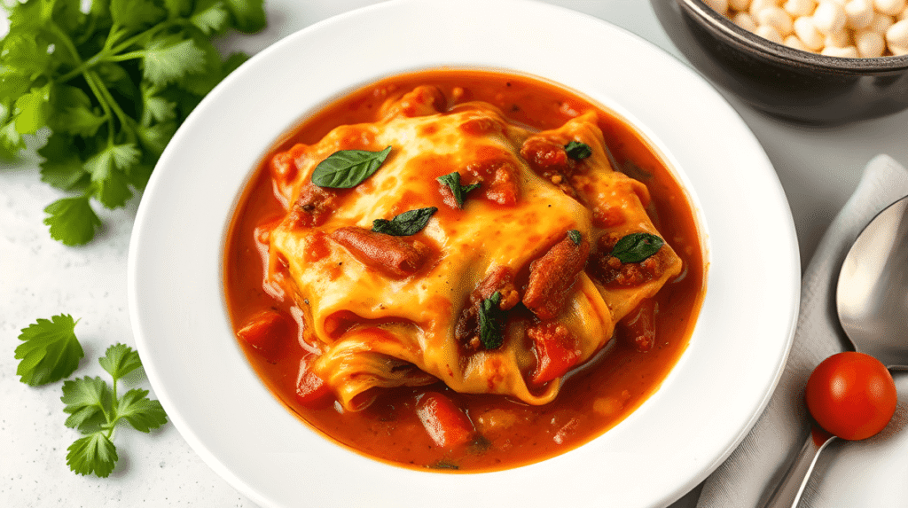 High Protein Lasagna Soup 2 High Protein Lasagna Soup