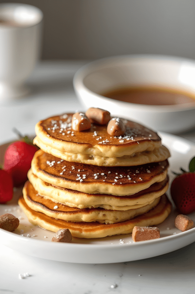 The Easiest Baked Protein Pancake Bowls for Busy Mornings! 2 Baked Protein Pancake Bowls