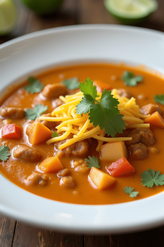 My Favorite High Protein Creamy Taco Soup (Dinner in a Flash!) 2 High Protein Creamy Taco Soup