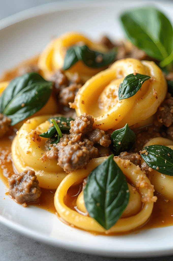 Garlic Butter Beef and Spinach Tortellini 2 Garlic Butter Beef and Spinach Tortellini