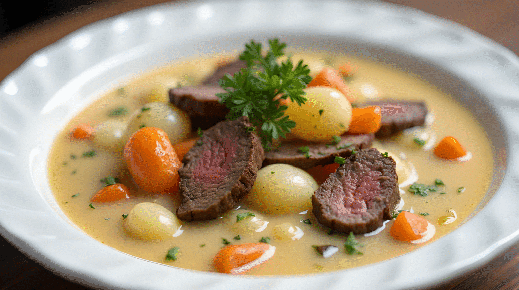 Creamy Steak & Potato Soup