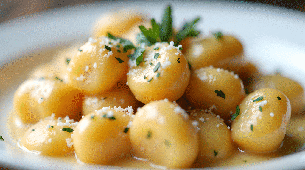 Millionaire Gnocchi with Creamy Sauce