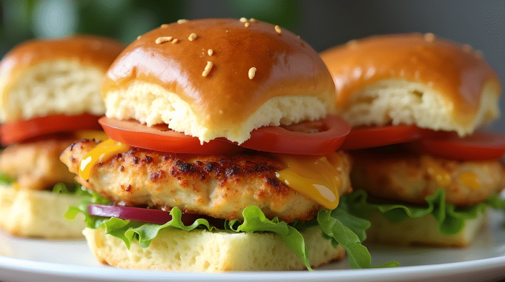 Honey Mustard BLT Chicken Sliders
