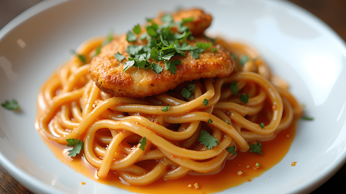 Fiery Chicken Ramen With Creamy Garlic Sauce 1 Fiery Chicken Ramen With Creamy Garlic Sauce