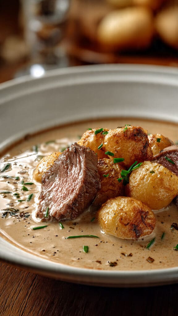 Creamy Steak & Potato Soup 2 Creamy Steak & Potato Soup
