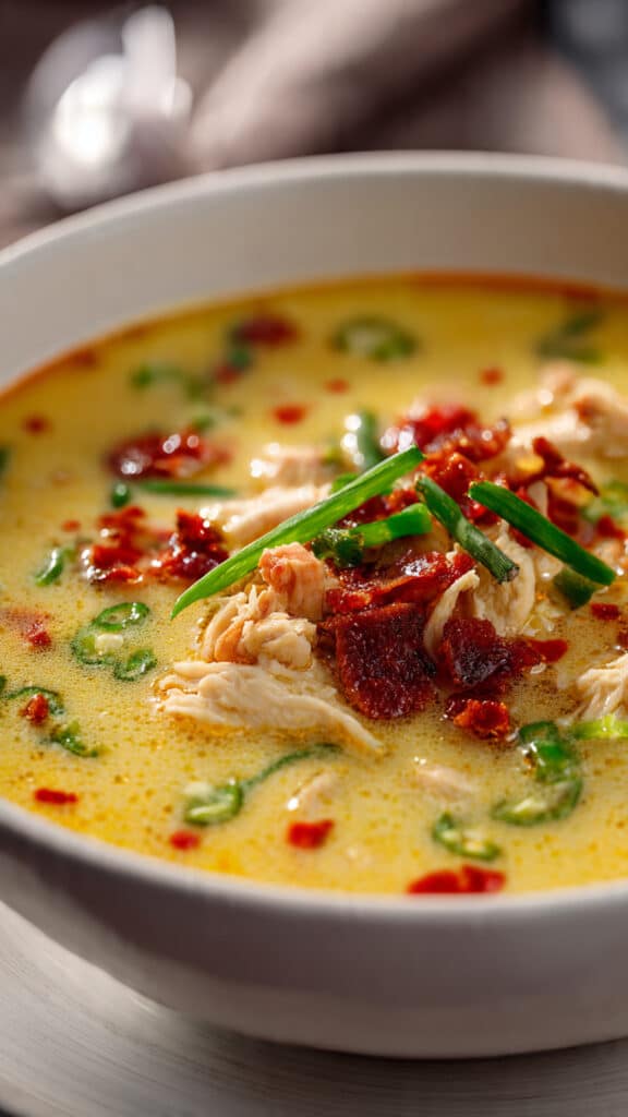 Juicy Spicy Jalapeno Popper Chicken Soup 2 Juicy Spicy Jalapeno Popper Chicken Soup