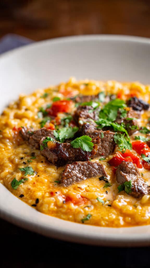 Steak Queso Rice Recipe 2 Steak Queso Rice Recipe
