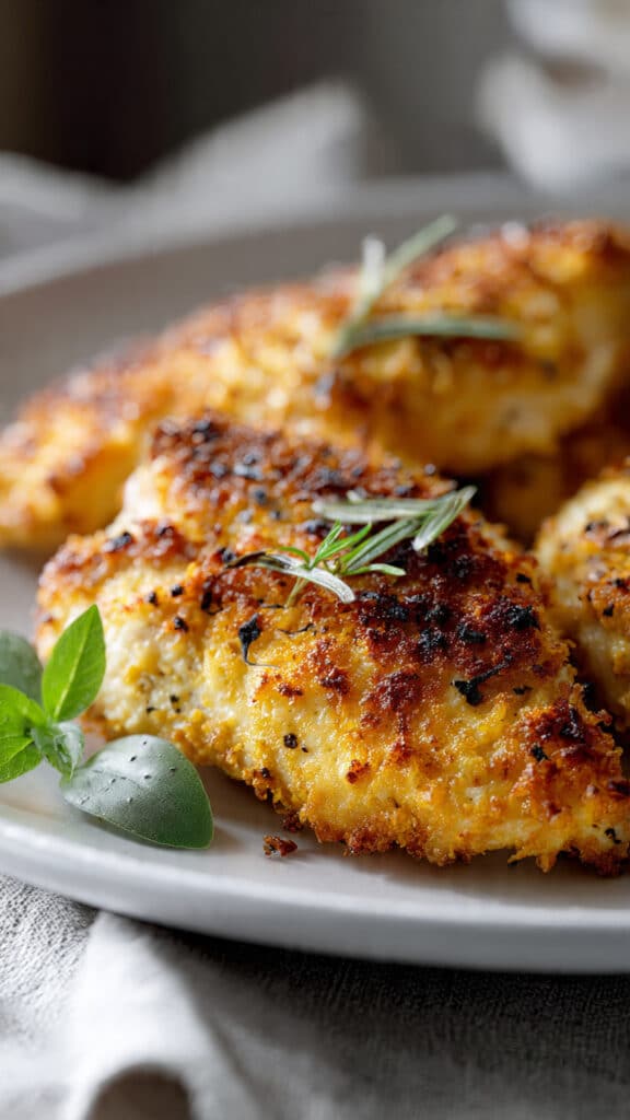 Crispy Air Fryer Parmesan Crusted Chicken Recipe 2 best crispy air fryer parmesan crusted chicken 1