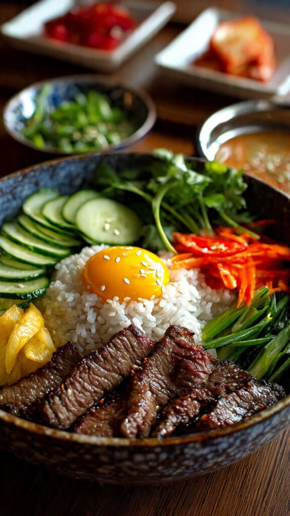 Easy Korean BBQ Steak Rice Bowls with Spicy Cream Sauce 2 best easy korean bbq steak rice bowls 1