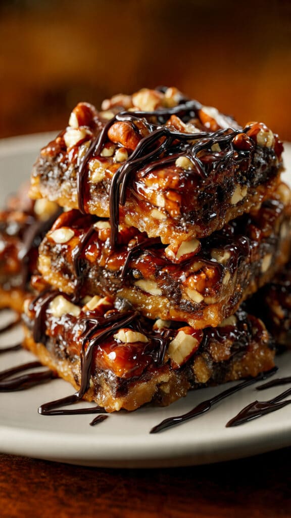 Easy Turtle Bars (Gooey, Chewy, and So Addictive!) 2 best easy turtle bars recipe hyperrealistic highly 1