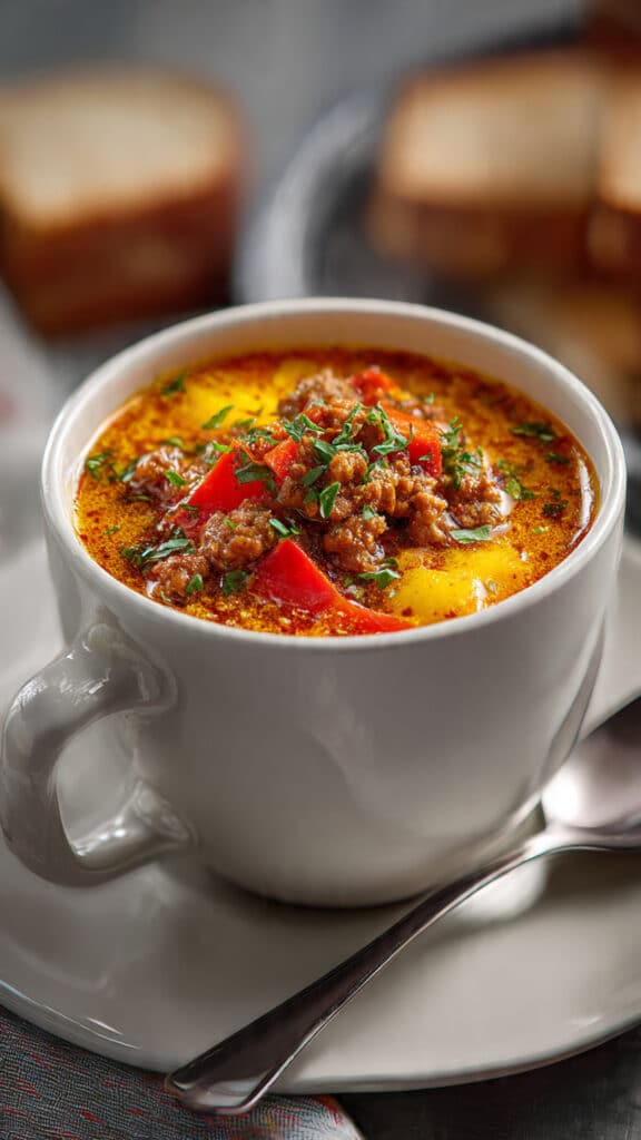 best high protein stuffed pepper soup recipe 1