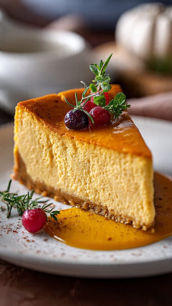 best pumpkin ricotta cheesecake recipe hyperrealistic highly 1