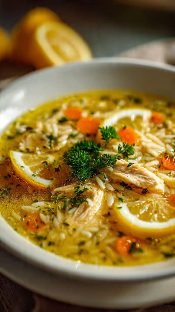 best this greek lemon chicken orzo soup 1