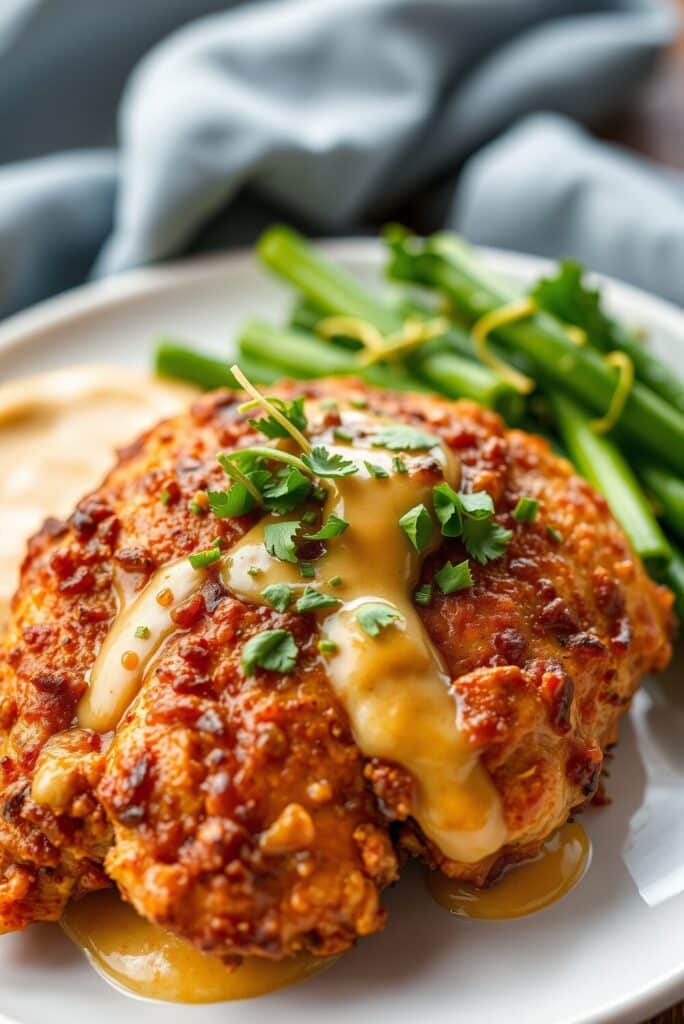 Pretzel Chicken With Creamy Mustard-cheddar Sauce Recipe 2 Pretzel Chicken with Creamy Mustard-Cheddar Sauce