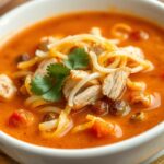 Velvety Chicken Tortilla Soup