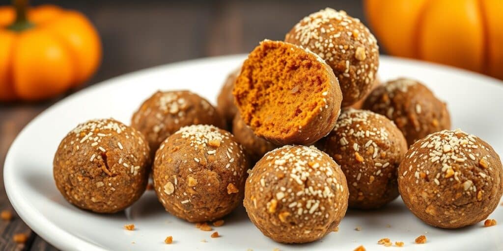 Pumpkin Protein Balls (Gluten-free & Vegan)