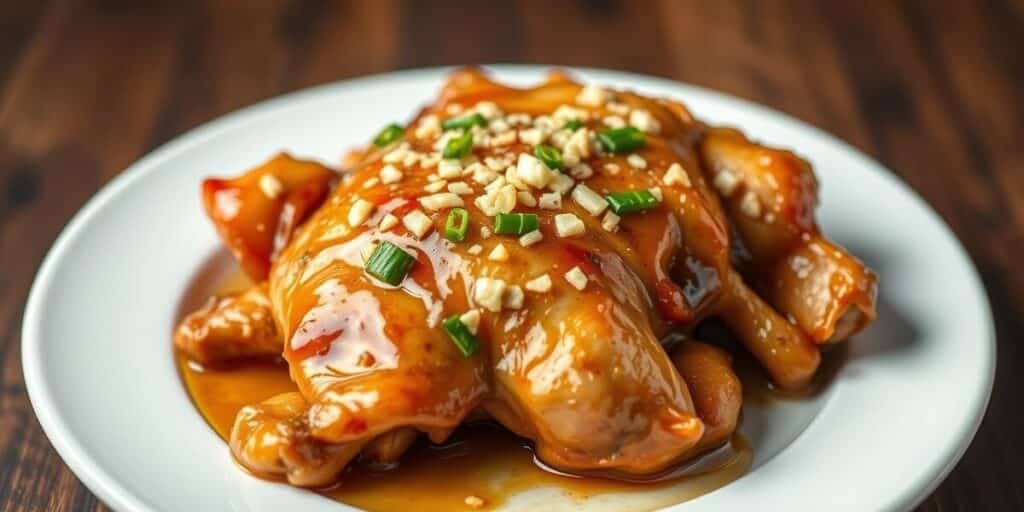 Tender Honey Garlic Chicken