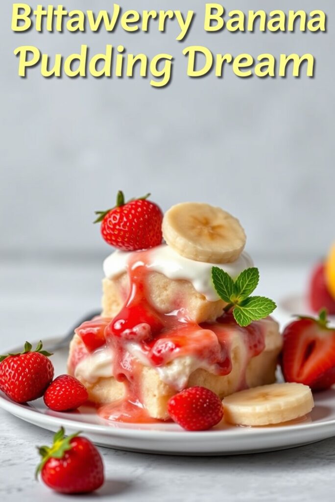 Strawberry Banana Pudding Dream