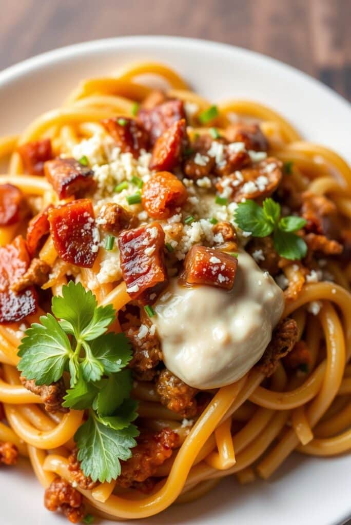 Loaded Bacon Cheeseburger Pasta – One-Pot Dinner Winner