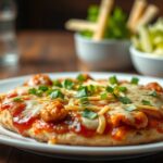 Cheesy BBQ Chicken Pizza