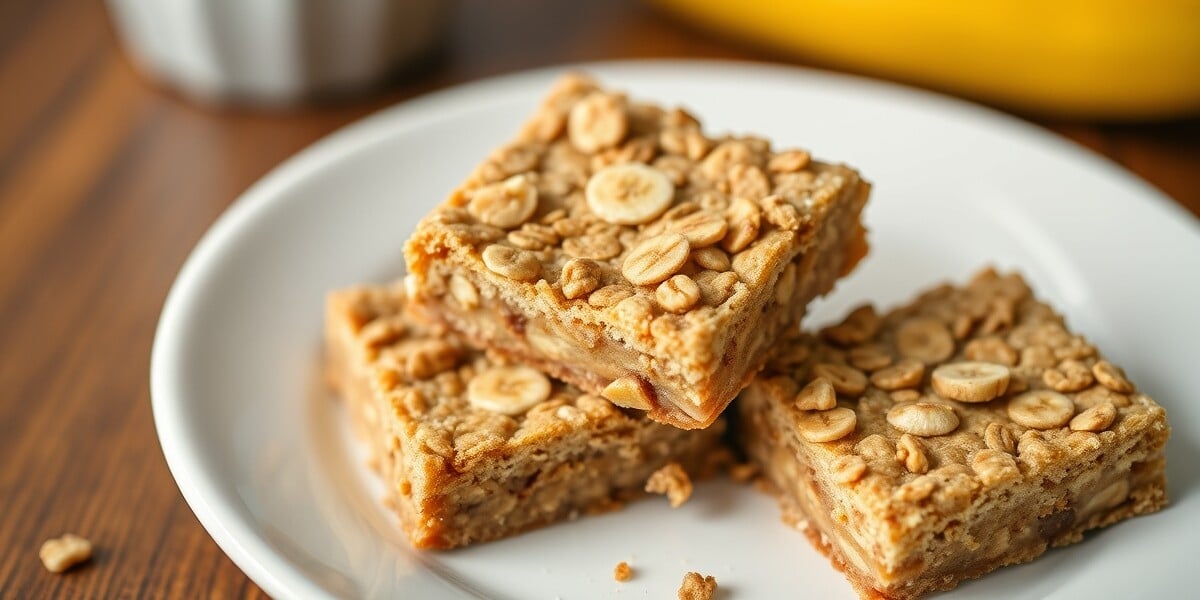 Banana Oatmeal Bars