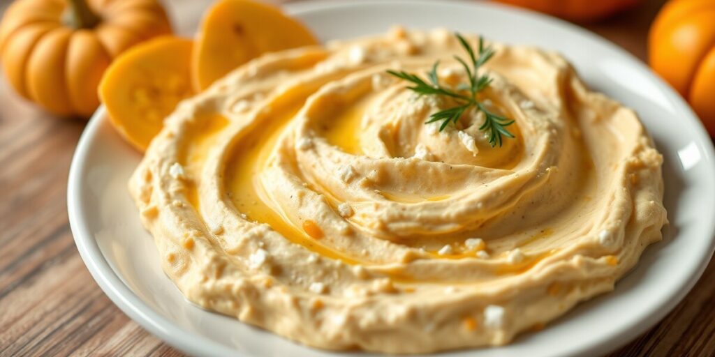 Creamy Pumpkin Whipped Feta Dip