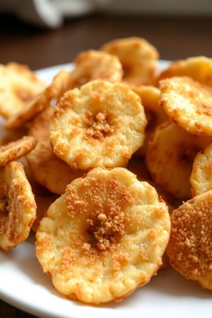 Crispy Cinnamon Sugar Banana Chips