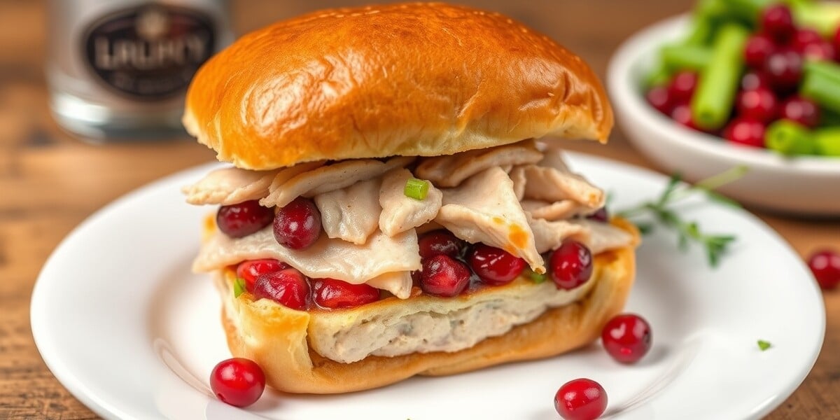 Easy Turkey Cranberry Sliders (The Perfect Holiday Appetizer!) 1 Turkey Cranberry Sliders
