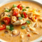 Slow Cooker Creamy Chicken Tortilla Soup