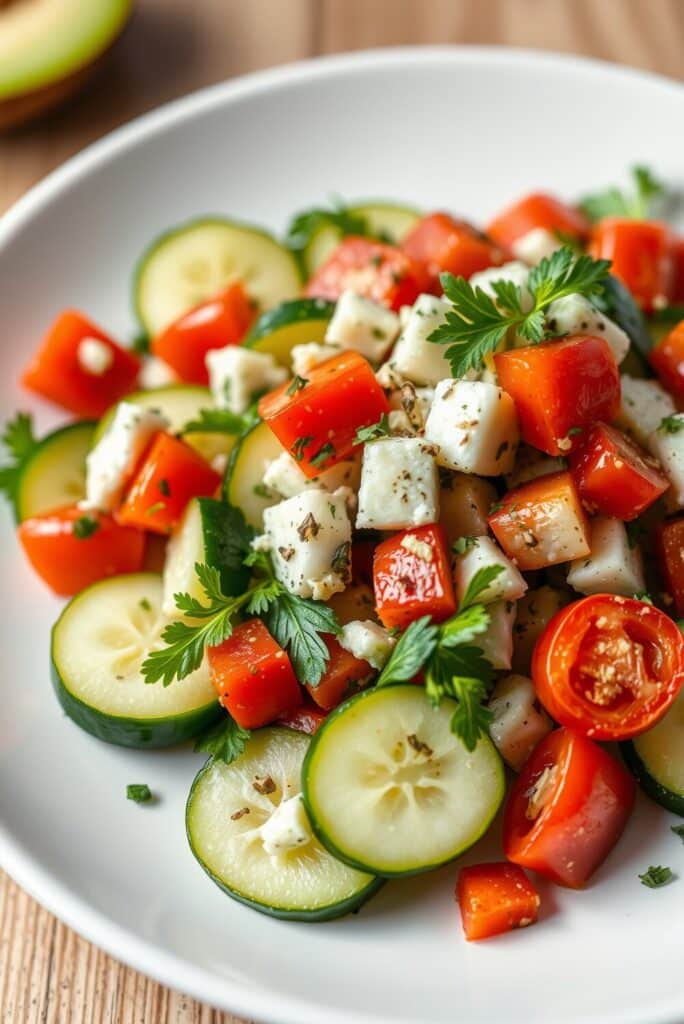 TZATZIKI INSPIRED CUCUMBER SALAD