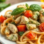 Easy Chicken Pesto Pasta Salad