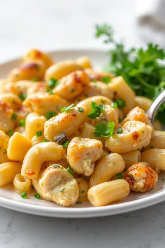 Honey Pepper Chicken Mac and Cheese