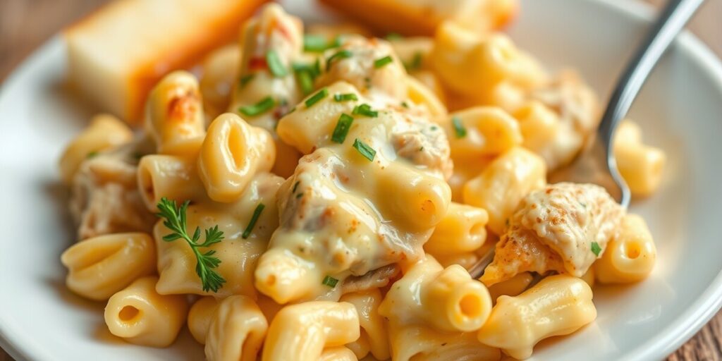 Honey Pepper Chicken Mac and Cheese
