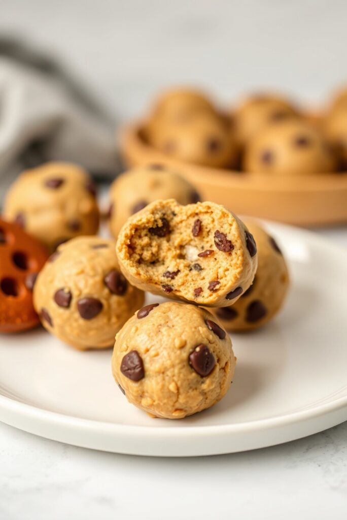 Cookie Dough Protein Balls Recipe For A Healthy Snack 2 Cookie Dough Protein Balls