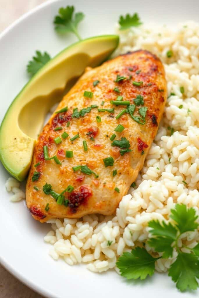 Zesty Cilantro Lime Chicken With Avocado And Jasmine Rice Recipe 3 Zesty Cilantro Lime Chicken with Avocado and Jasmine Rice