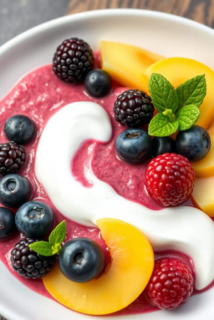 5-minute Fruit Smoothie Bowl Recipe For A Quick And Healthy Breakfast 2 5-Minute Fruit Smoothie Bowl (with Greek Yogurt)