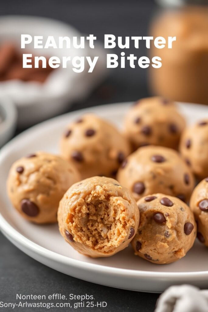 No-Bake Peanut Butter Energy Bites
