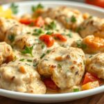 Creamy Pepperoncini Chicken Skillet